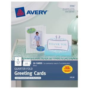 Quarter-Fold Greeting Cards with Envelopes