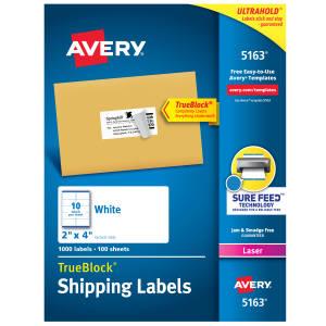 Shipping Labels with TrueBlock&reg; Technology with Sure Feed™