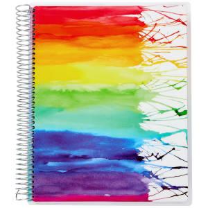 Amy Tangerine Planner, Undated, Rainbow Paint