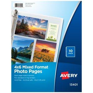Clear Mixed Format Photo Pages