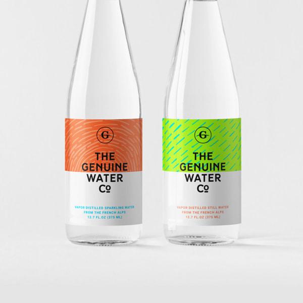Preppy Design Custom Water Bottle Labels - Custom Sized
