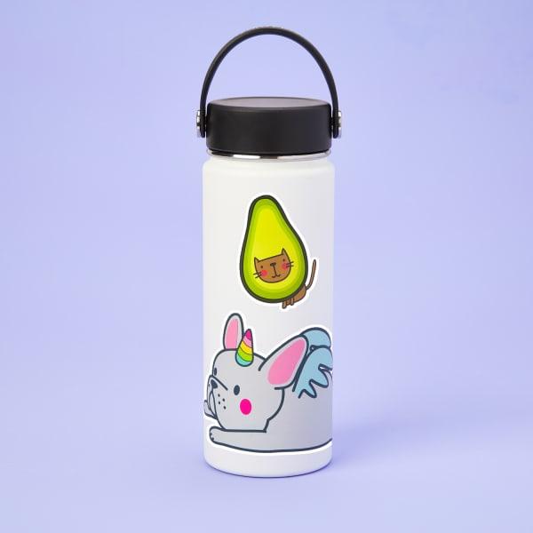 Customize Your Own Water Bottle with Fun Stickers - Perfect Gift