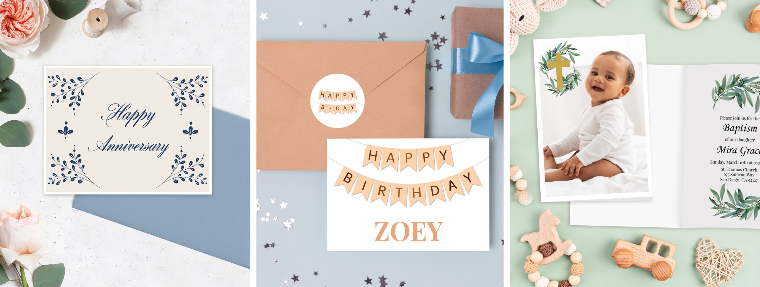 DIY Embroidered Birthday Cards - Crafting Cheerfully