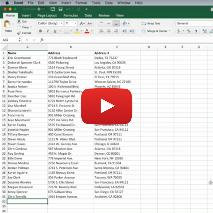 how to do a mail merge in word for mac from excel
