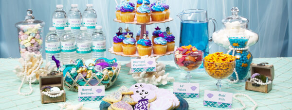 How to Set Up a Beautiful Mermaid Party | Avery.com