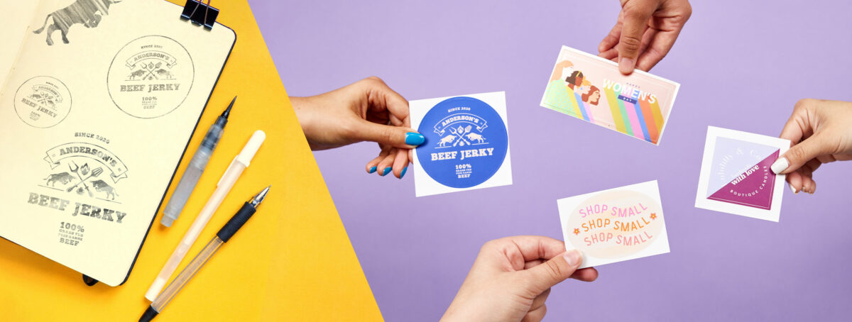 How to make stickers either professionally printed or print them yourself